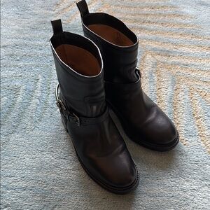 Coach Black Leather Boots